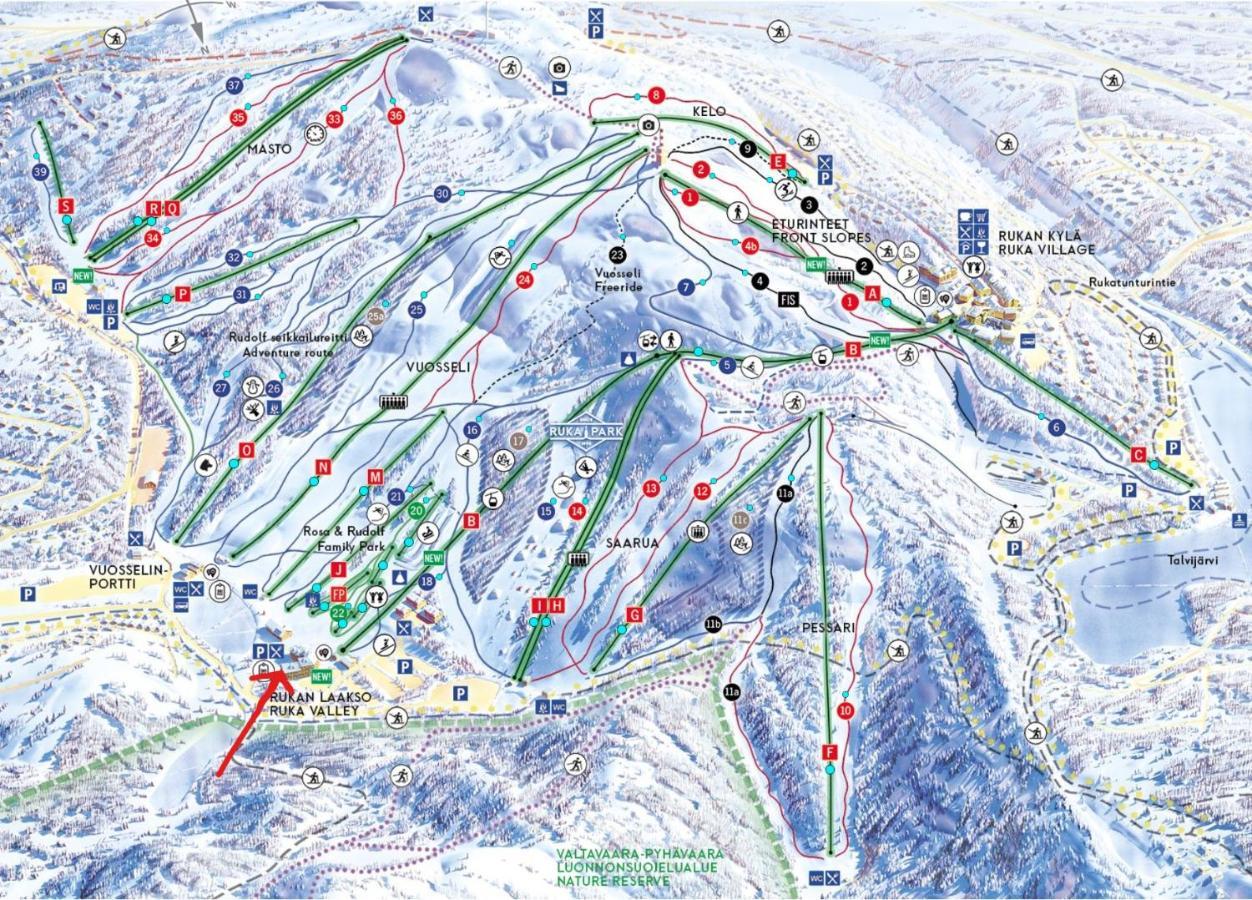 Rukavalley Unique47 Ski In - Ski Out Екстериор снимка